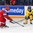 ST. CATHARINES, CANADA - JANUARY 15: Russia's Ekaterina Dobrodeeva #26 and Sweden's Kajsa Armborg #13 battle for the puck during bronze medal game action at the 2016 IIHF Ice Hockey U18 Women's World Championship. (Photo by Jana Chytilova/HHOF-IIHF Images)

